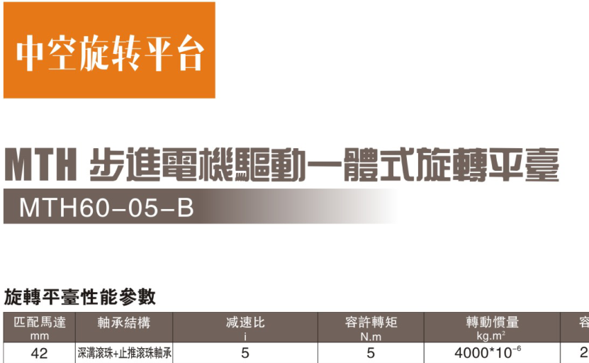 布进电机驱动互换式旋转平台MTH60-05-B参数.png
