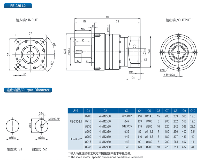 精密行星减速机FE系列性能资料12.png