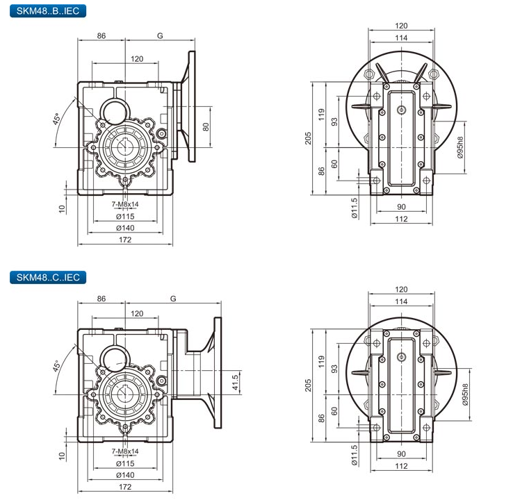 精密行星减速机SKM28B-58C（IEC）7.png